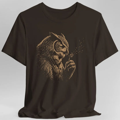 Printify T-Shirt Dark Chocolate / S Owlbear Dandelion T-Shirt