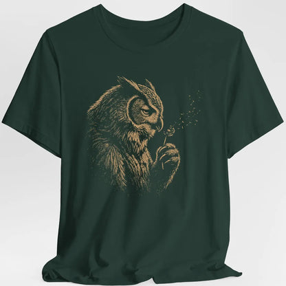 Printify T-Shirt Forest Green / S Owlbear Dandelion T-Shirt