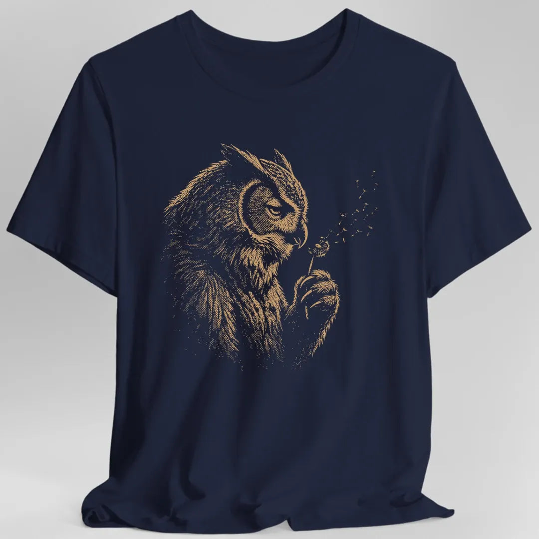 Printify T-Shirt Navy / S Owlbear Dandelion T-Shirt