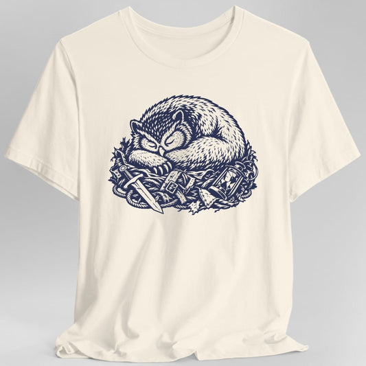Printify T-Shirt Natural / S Owlbear Napping T-Shirt