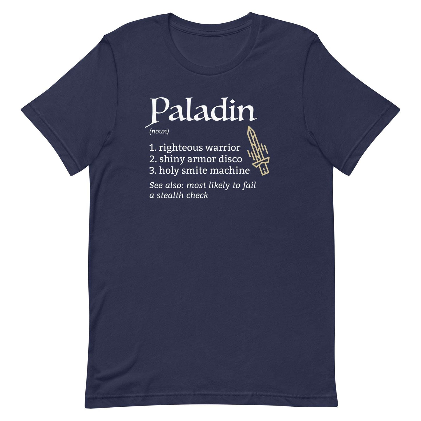 Printify T-Shirt Navy / S Paladin Class Definition T-Shirt