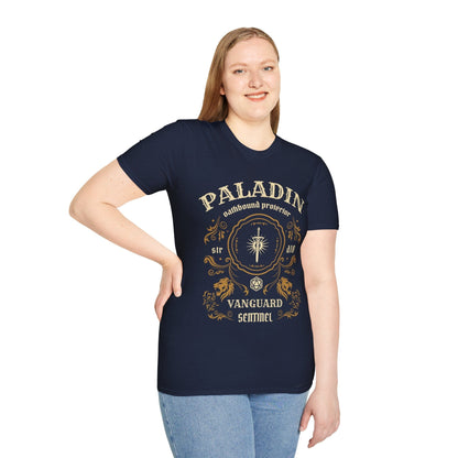 Printify T-Shirt Paladin Class Vintage Label T-Shirt
