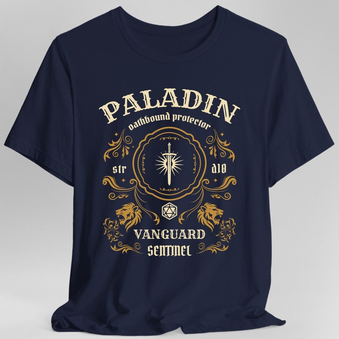 Printify T-Shirt Navy / S Paladin Class Vintage Label T-Shirt