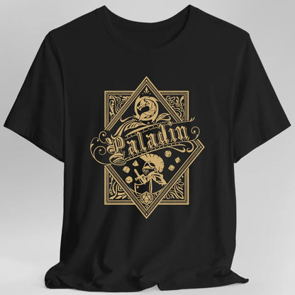 Printify T-Shirt Black / S Paladin D&D Class Emblem T-shirt
