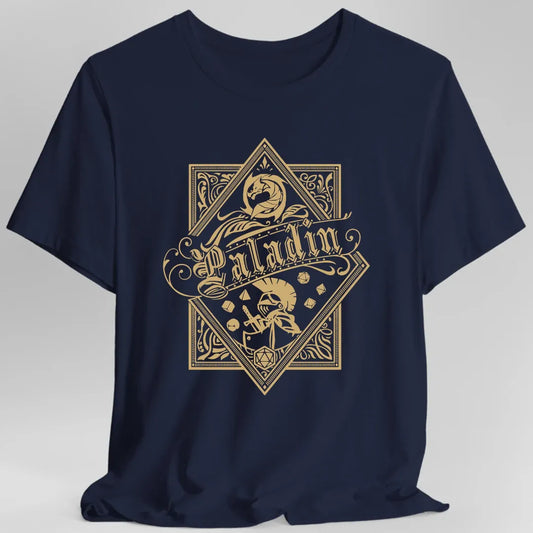 Printify T-Shirt Navy / S Paladin D&D Class Emblem T-shirt