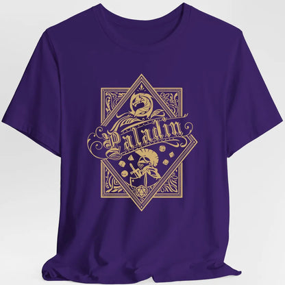 Printify T-Shirt Purple / S Paladin D&D Class Emblem T-shirt