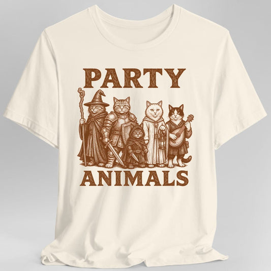 Printify T-Shirt Natural / S Party Animals T-Shirt