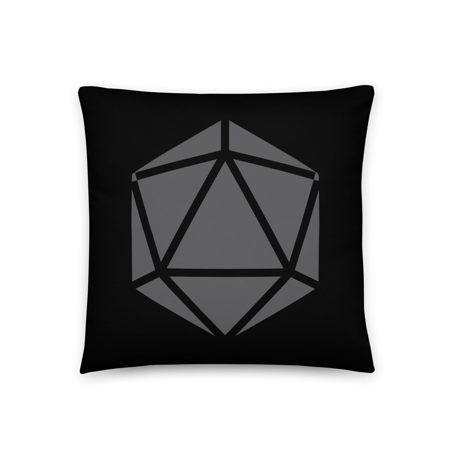 Minimalist D20 D&D Dice Pillow Pillow