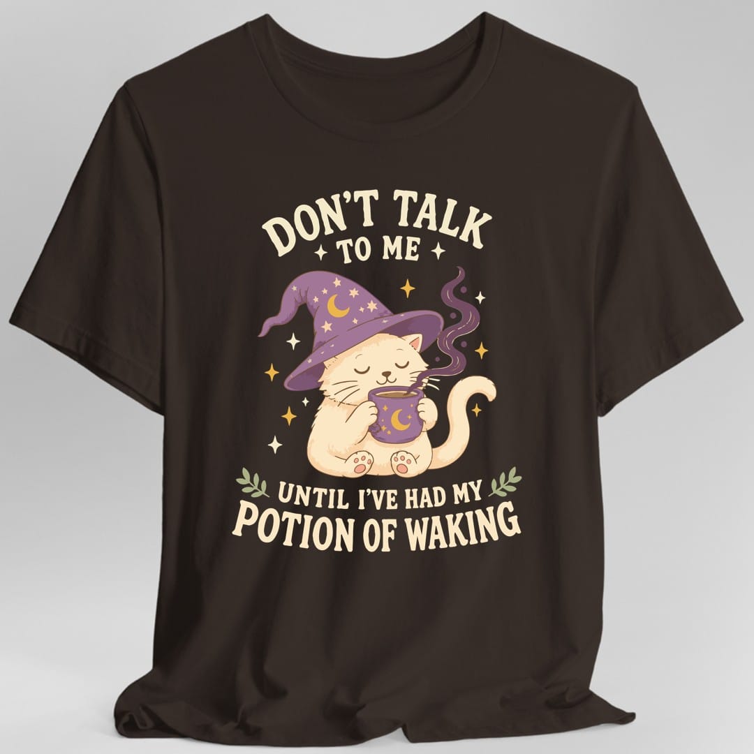 Printify T-Shirt Dark Chocolate / S Potion Of Waking T-Shirt