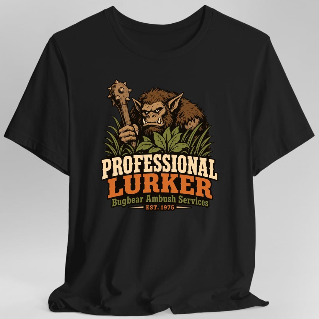 Professional Lurker Bugbear T-Shirt - Black