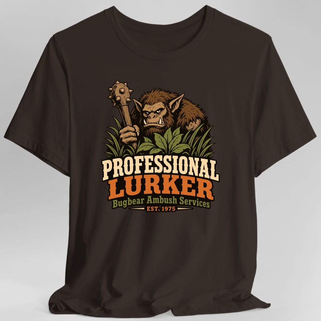 Professional Lurker Bugbear T-Shirt - Dark Chocolate