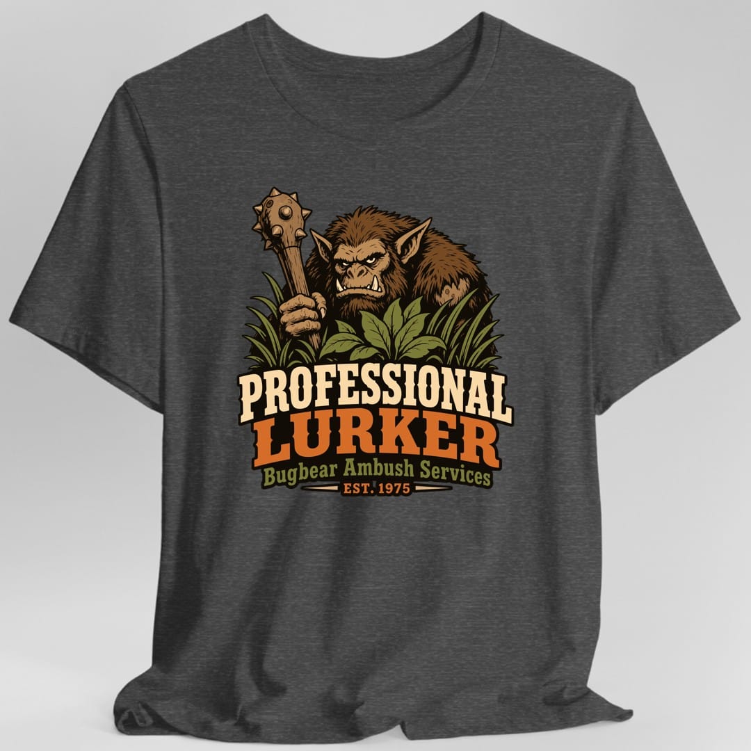 Professional Lurker Bugbear T-Shirt - Dark Heather