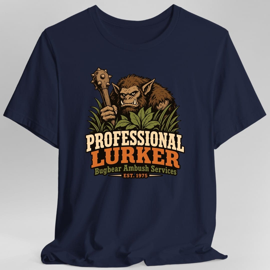Professional Lurker Bugbear T-Shirt - Navy
