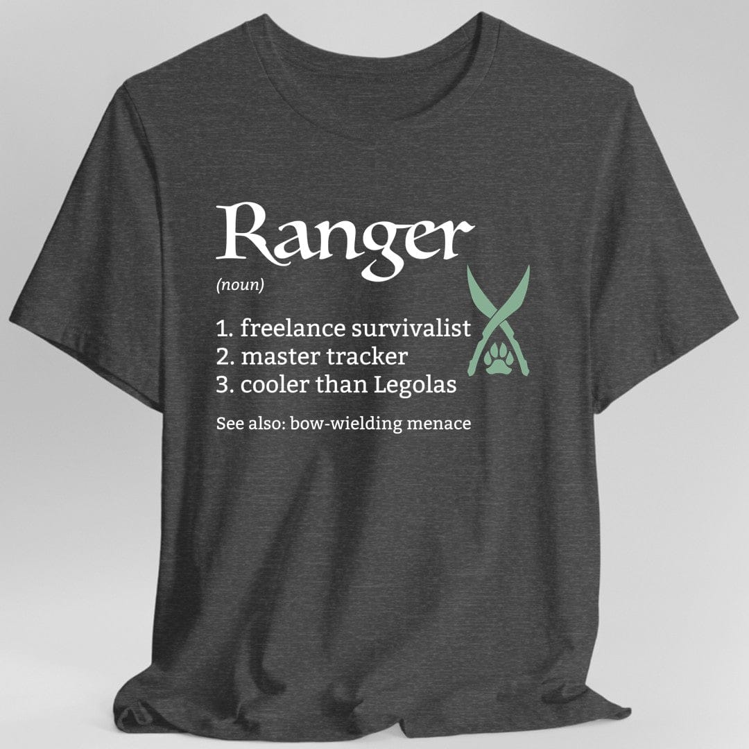 Printify T-Shirt Dark Heather / S Ranger Class Definition D&D T-Shirt