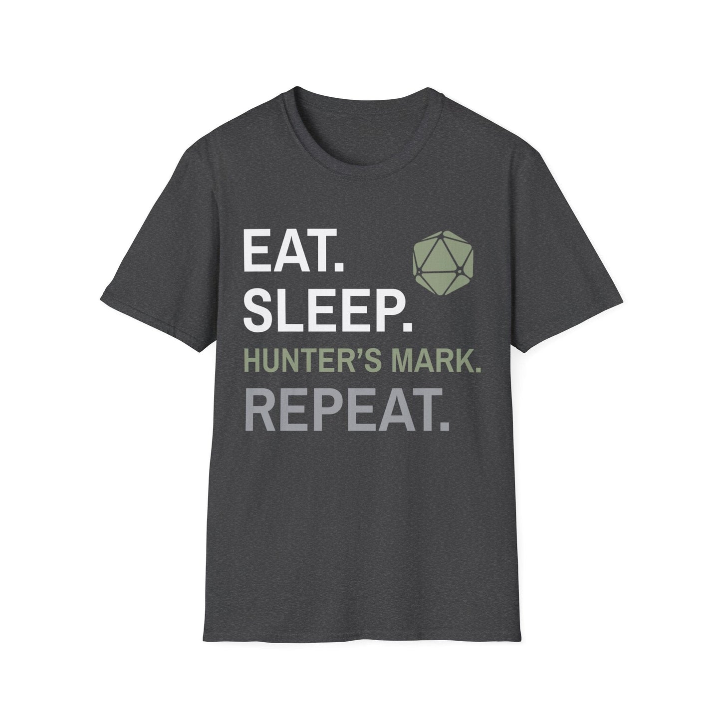 Printify T-Shirt Dark Heather / S Ranger Class T-Shirt – 'Eat, Sleep, Hunter's Mark, Repeat'