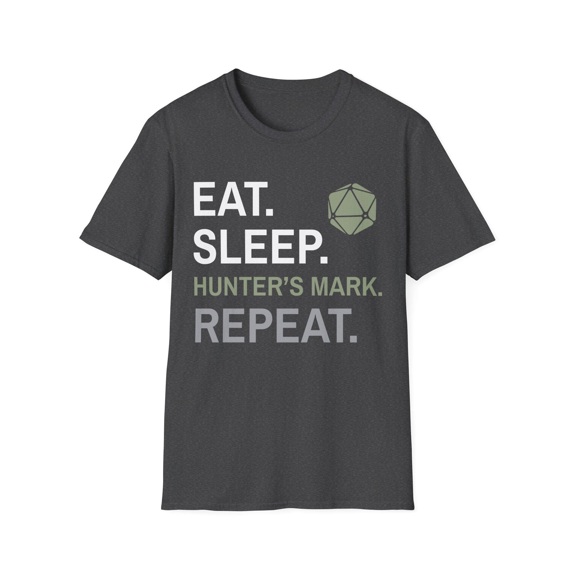 Printify T-Shirt Dark Heather / S Ranger Class T-Shirt – 'Eat, Sleep, Hunter's Mark, Repeat'