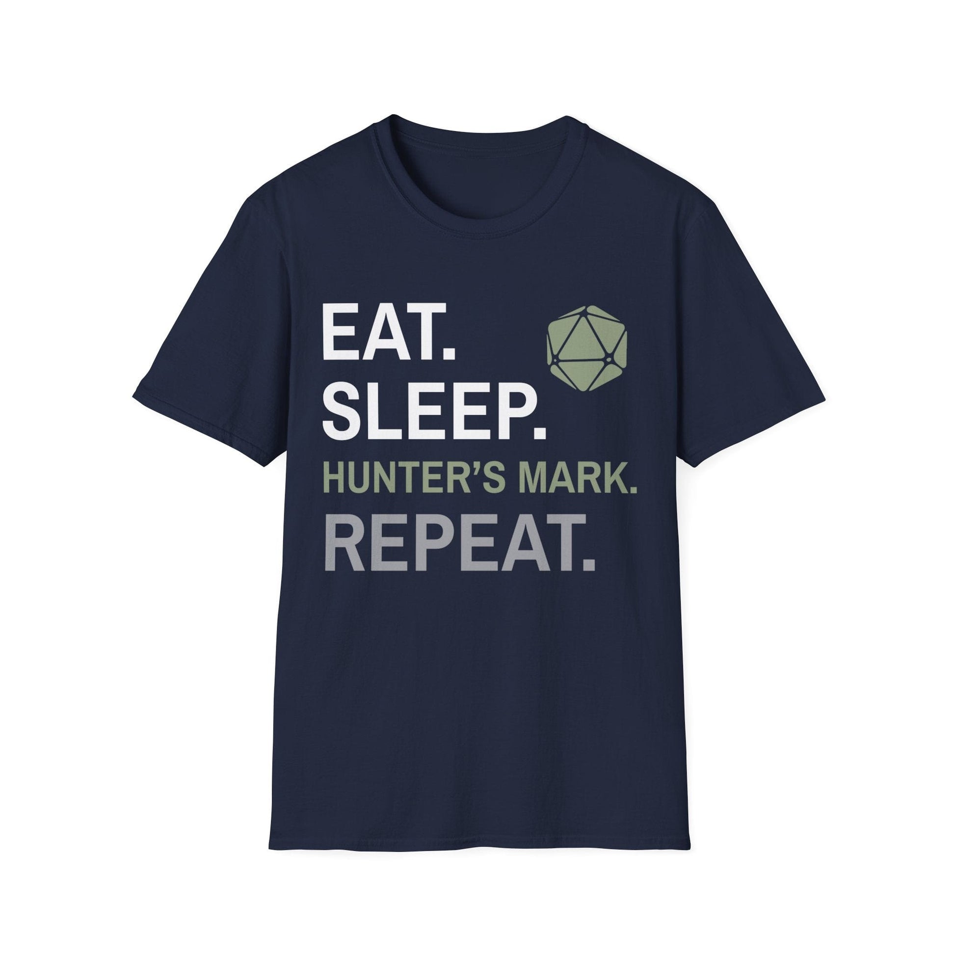 Printify T-Shirt Navy / S Ranger Class T-Shirt – 'Eat, Sleep, Hunter's Mark, Repeat'