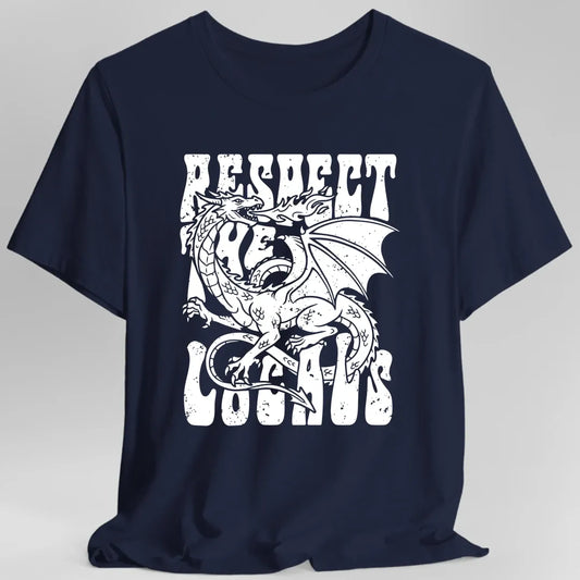 Printify T-Shirt Navy / S Respect the Locals New T-shirt