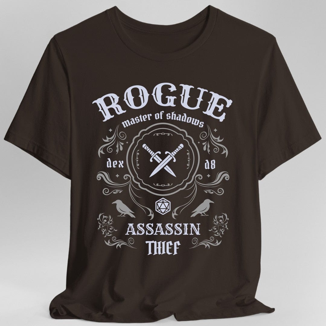 Printify T-Shirt Dark Chocolate / S Rogue Class Vintage Label T-Shirt