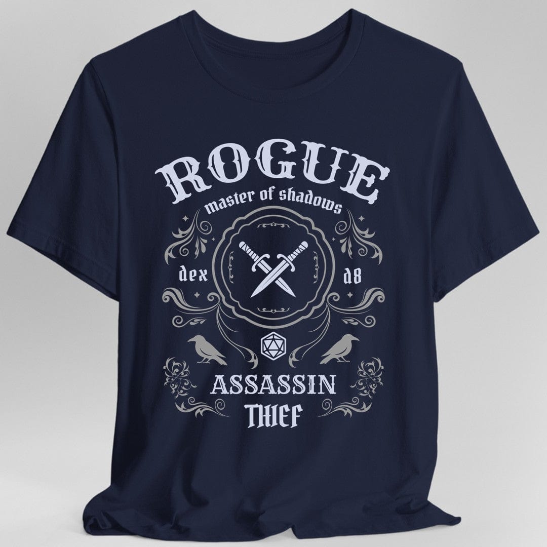 Printify T-Shirt Navy / S Rogue Class Vintage Label T-Shirt