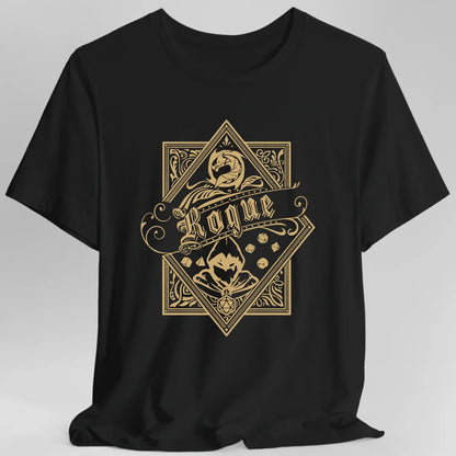 Printify T-Shirt Black / S Rogue D&D Class Emblem T-shirt