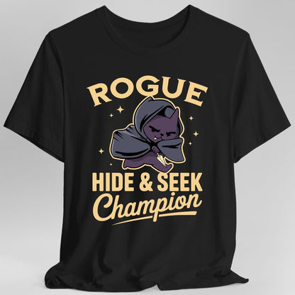 Printify T-Shirt Black / S Rogue Hide & Seek Champion T-Shirt