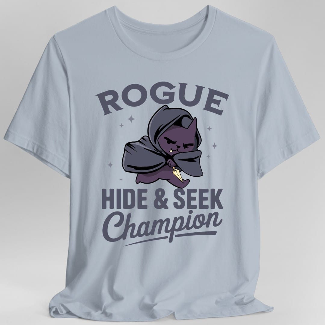 Printify T-Shirt Light Blue / S Rogue Hide & Seek Champion T-Shirt