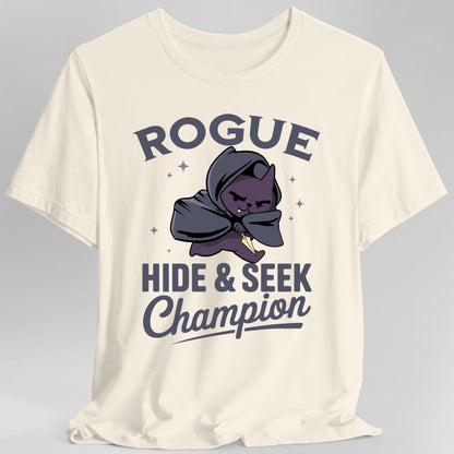 Printify T-Shirt Natural / S Rogue Hide & Seek Champion T-Shirt