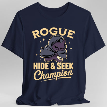 Printify T-Shirt Navy / S Rogue Hide & Seek Champion T-Shirt