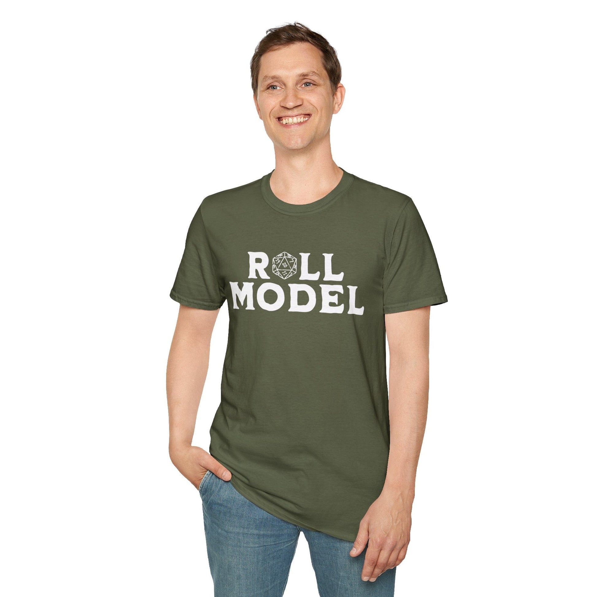 Printify T-Shirt Roll Model DnD T-Shirt