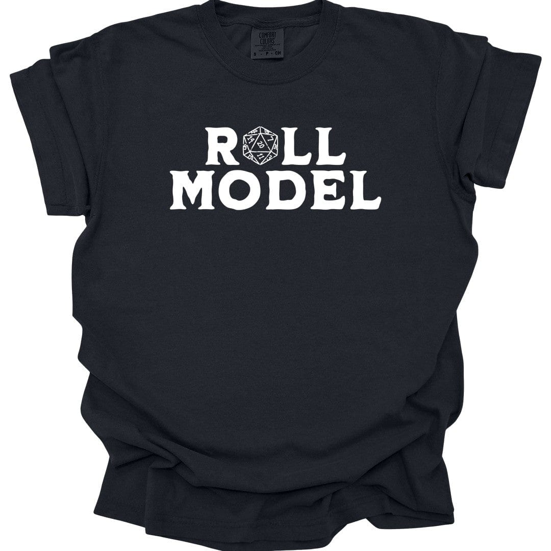 Printify T-Shirt Black / S Roll Model DnD T-Shirt - Comfort Colors