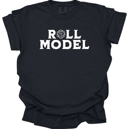 Printify T-Shirt Black / S Roll Model DnD T-Shirt - Comfort Colors