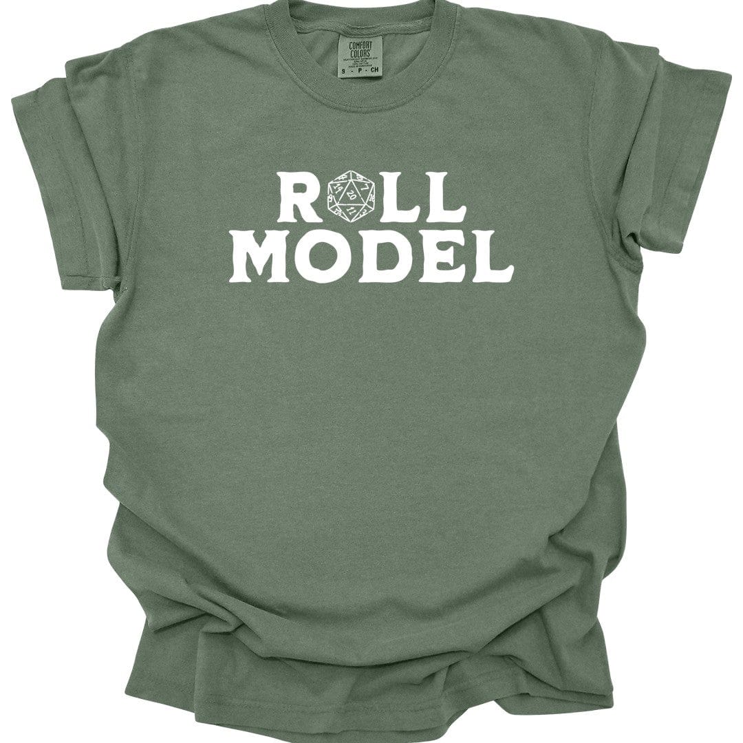 Printify T-Shirt Moss / S Roll Model DnD T-Shirt - Comfort Colors