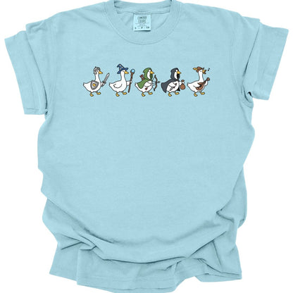 Printify T-Shirt Chambray / S Silly Goose Adventurers Funny D&D T-Shirt - Comfort Colors