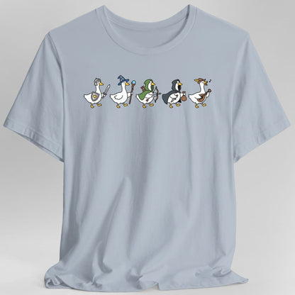 Printify T-Shirt Light Blue / S Silly Goose Adventurers Funny D&D T-Shirt