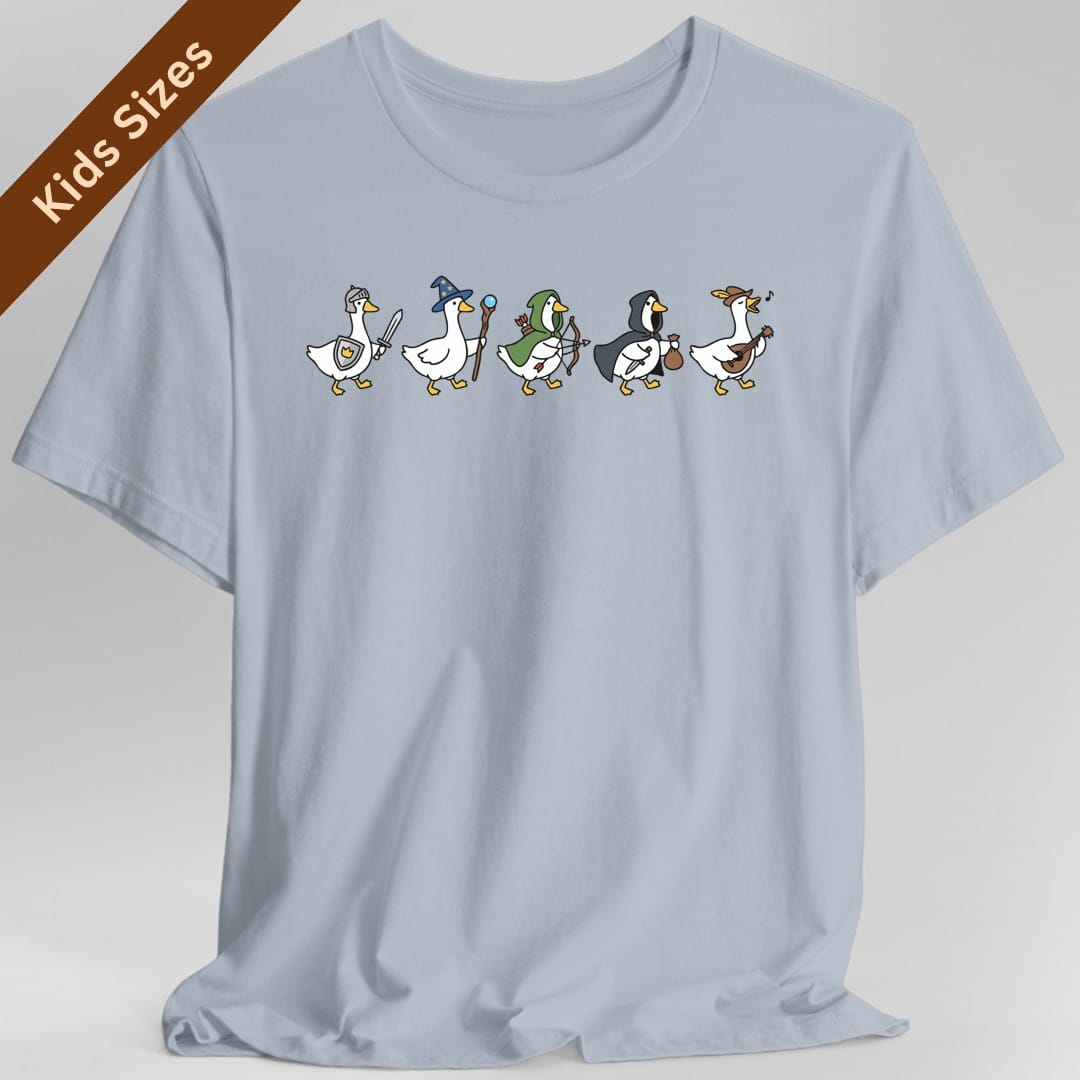 Printify Kids clothes Light Blue / XS Silly Goose Adventurers Kids T-Shirt