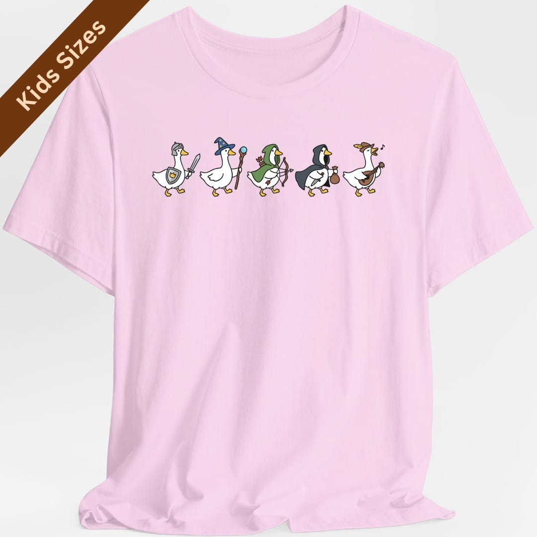 Printify Kids clothes Light Pink / XS Silly Goose Adventurers Kids T-Shirt