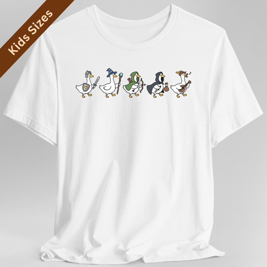 Printify Kids clothes White / XS Silly Goose Adventurers Kids T-Shirt