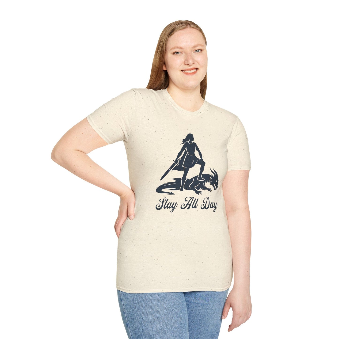 Printify T-Shirt Slay All Day T-Shirt
