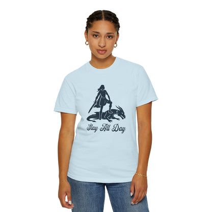 Printify T-Shirt Slay All Day T-Shirt - Comfort Colors
