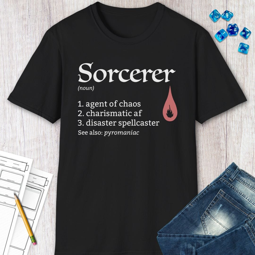Printify T-Shirt Sorcerer Class Definition T-Shirt