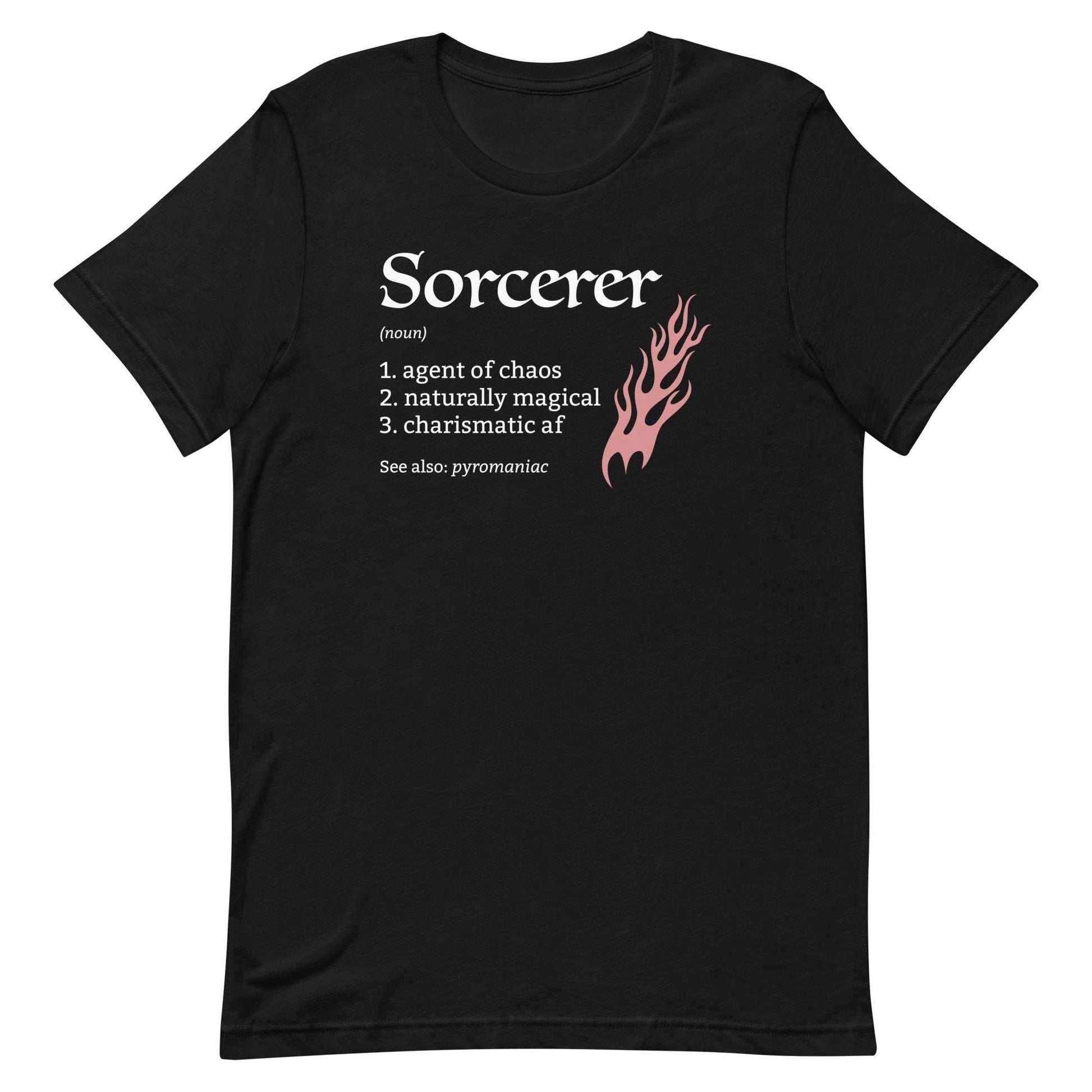 Printify T-Shirt Black / S Sorcerer Class Definition T-Shirt