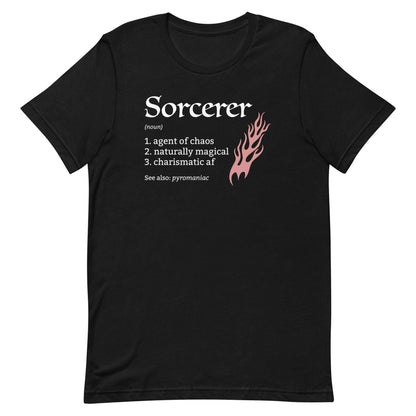 Printify T-Shirt Black / S Sorcerer Class Definition T-Shirt