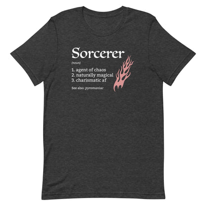 Printify T-Shirt Dark Grey Heather / S Sorcerer Class Definition T-Shirt