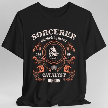 Printify T-Shirt Black / S Sorcerer Class Vintage Label T-Shirt