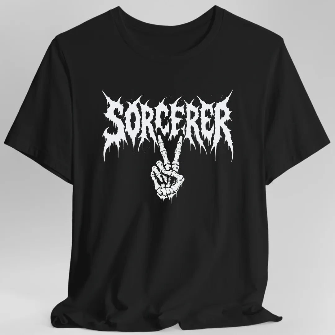 Printify T-Shirt Black / S Sorcerer Heavy Metal T-Shirt