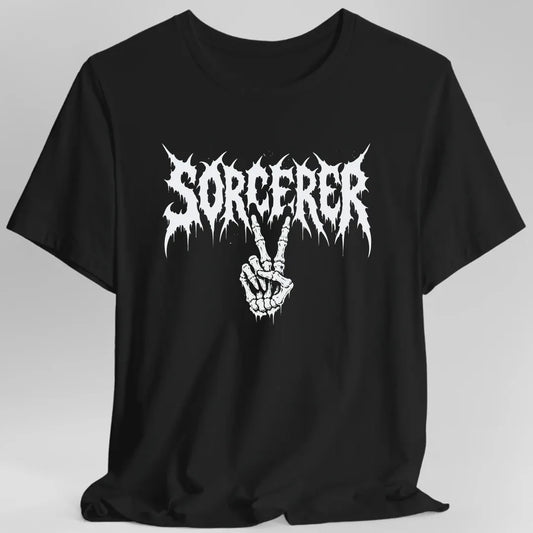Printify T-Shirt Black / S Sorcerer Heavy Metal T-Shirt