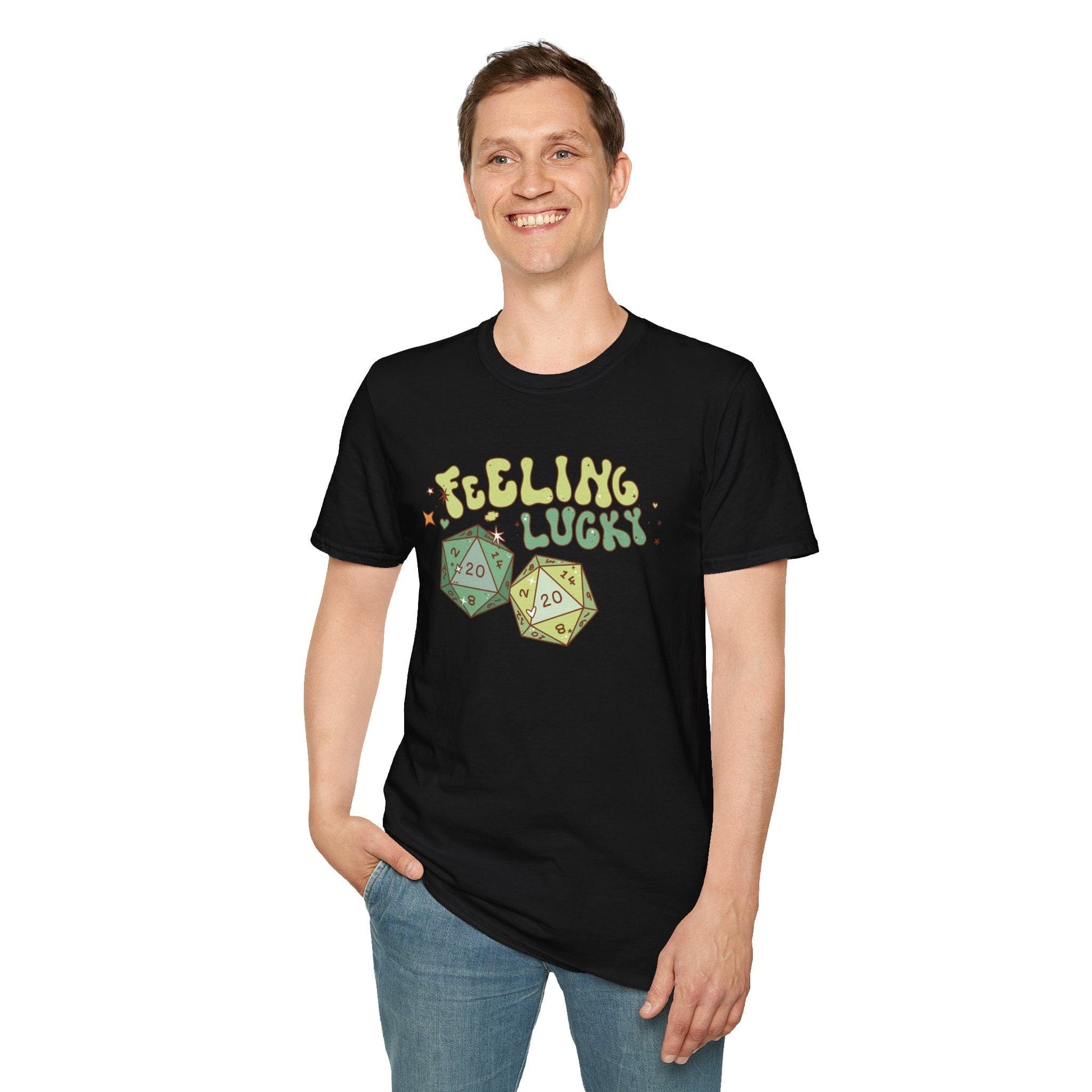 Printify T-Shirt St. Patricks Day DnD Shirt
