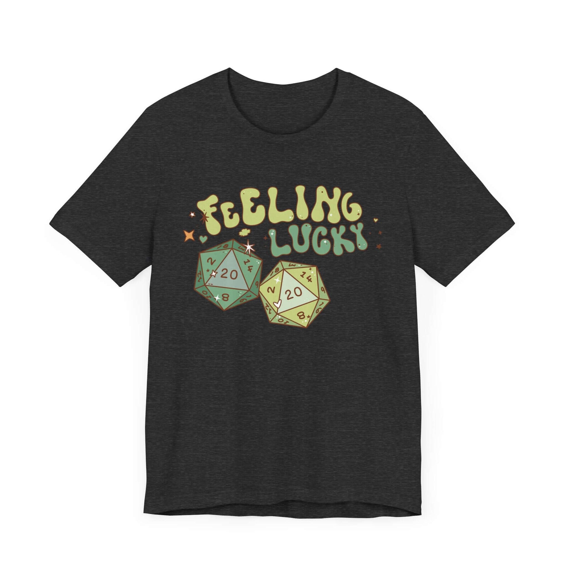 Printify T-Shirt Dark Grey Heather / S St. Patricks Day DnD Shirt