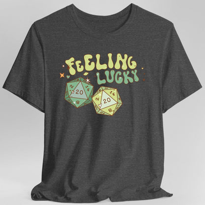 Printify T-Shirt Dark Heather / S St. Patricks Day DnD Shirt